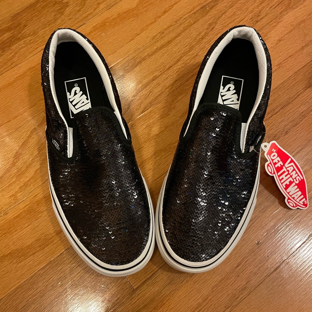 Vans classic slip-on sequin sneakers